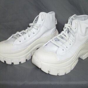 adidas NIZZA HI XY22 Platform Shoes Cloud White HQ8950 Mens Sz 10.5 Women’s 11.5